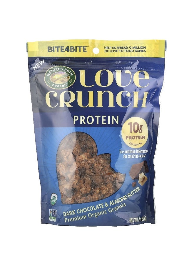 Nature's path Nature's Path, Love Crunch®, Protein, Premium Organic Granola, Dark Chocolate & Almond Butter, 11 oz (312 g)  - Image 1