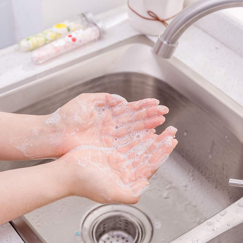 YOUR LOCAL STORE YOUR LOCAL STORE Multicolor Design Tube Shape Bottle Paper Soap Clean Soft Bath For Travel Assorted 2  - Image 2
