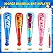 Seematn 100 Pcs Mardi Gras Throws Bulk Pow Inflatable Baseball Bats 17 Inch Inflatable Blow up Bats for Kids Carnival Game Prizes Bulk Carnival Hero Sports Prizes Favors BlueDark BluePinkRed - Image 4