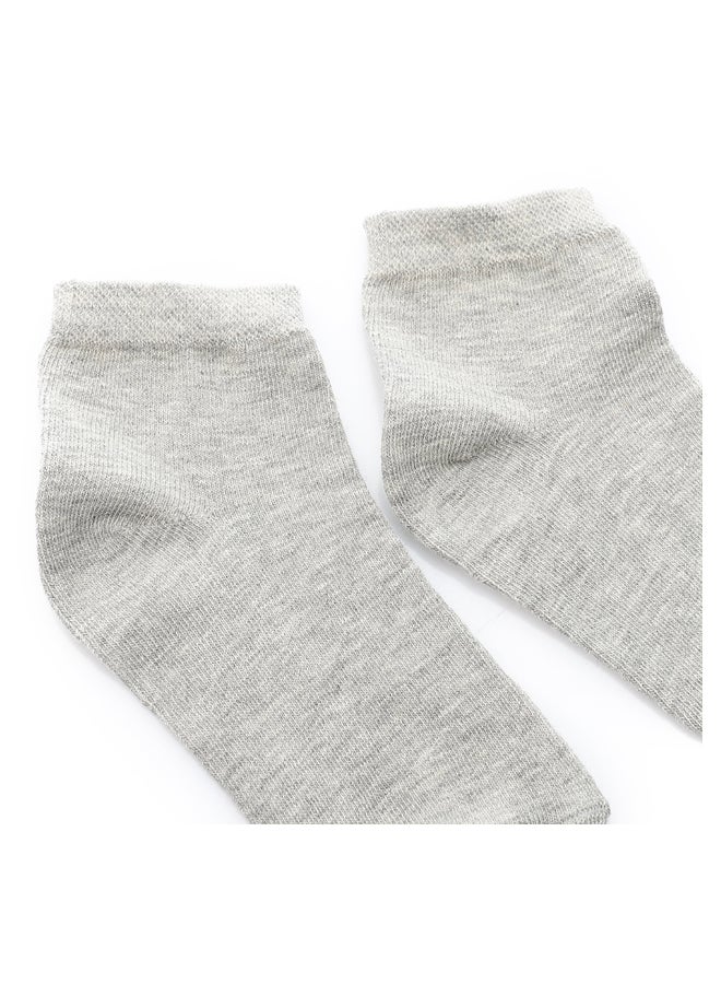 Set of 3 Plain Uncle Socks _ Grey