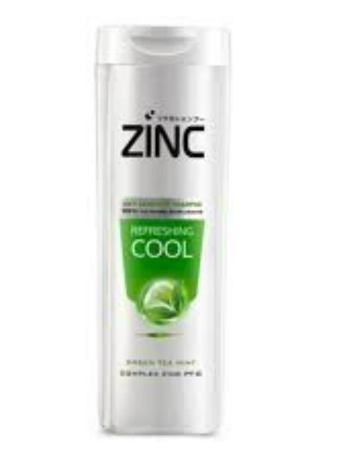 ZINC Anti Dandruff Shampoo Refreshing Cool Green Tea And Mint 340 ML - Image 1