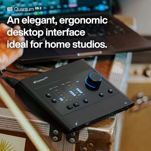 PreSonus Quantum ES 2 2 x 2, 24-bit / 192 kHz USB-C Audio Interface With professional recording software Fender Studio Pro license Included - Image 2