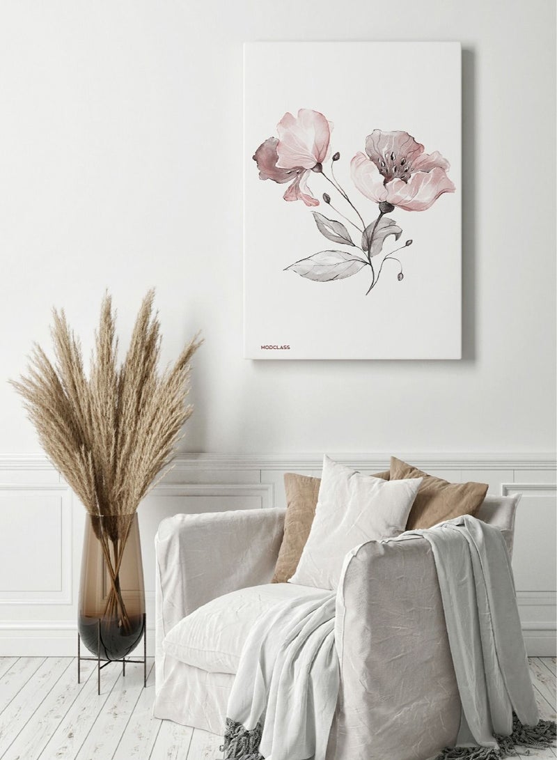 مودكلاس لوحة جدارية كانفس بتصميم وردة - Image 1
