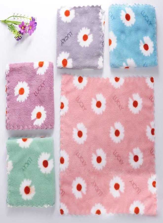 Kitchen Sharp Baby Luxury Multicolor Coral Fleece Clothes for Newborns, Infants and Toddlers Suitable for Sensitive Skin and New Born Baby Shower Pack of 5 - Image 1