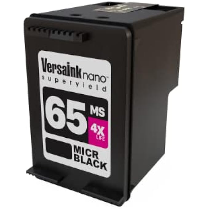 -NANO HP 65 MS MICR BLACK INK CARTRIDGE FOR CHECK PRINTING, 1 - Image 2