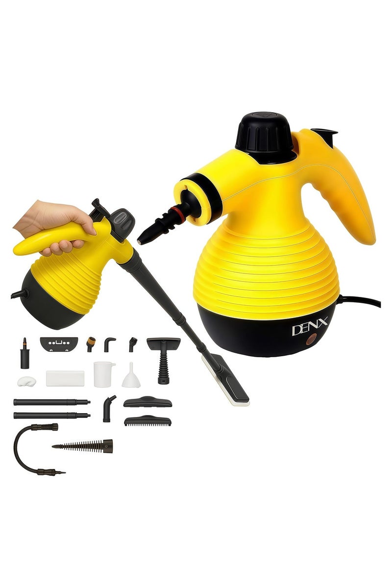 Denx High Pressure Steam Cleaner, Compact Portable Steam Cleaner for Home Kitchen, Multi-Functional High Temperature Compact Steam Cleaning Machine with 9pcs Accessories for Kitchen, Car, Window - Image 3