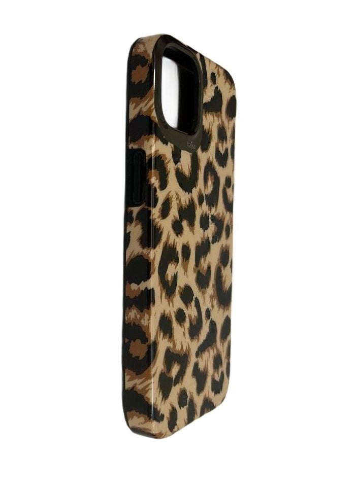 Kajsa Kajsa Shield Plus Collection - Wild Series Back Cover, Phone Case for iPhone 13 Leopard Beige  - Image 3
