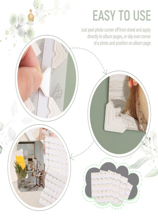 لينيكو Lineco، زوايا صور ذاتية اللصق، جودة أرشيفية خالية من الأحماض، 0.5 بوصة، لون عاجي (عبوة من 252، مجموعة من 1) - Image 3