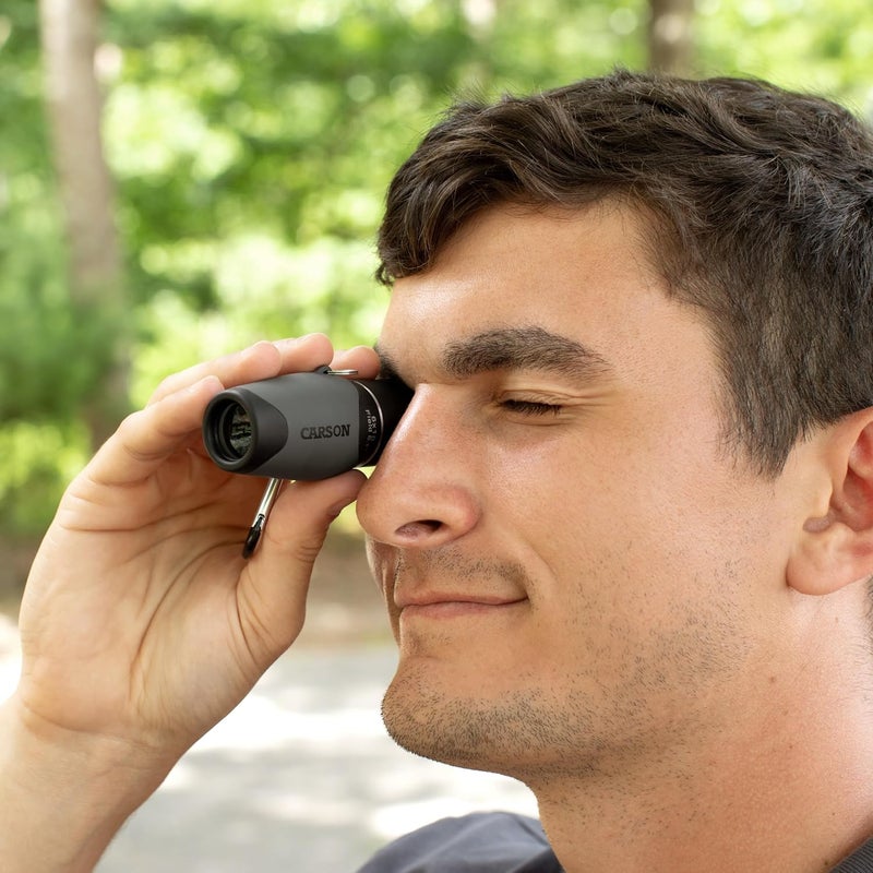 Carson MiniMight 6x18mm Pocket Monocular with Carabiner Clip (MM-618) - Image 4