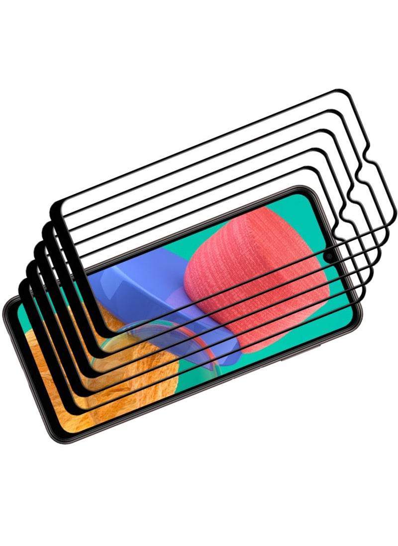 ACLIX 5 Pieces Antistatic ESD Dustproof Premium Quality High Definition Tempered Glass Screen Protector Designed For Samsung Galaxy M33 - Image 1