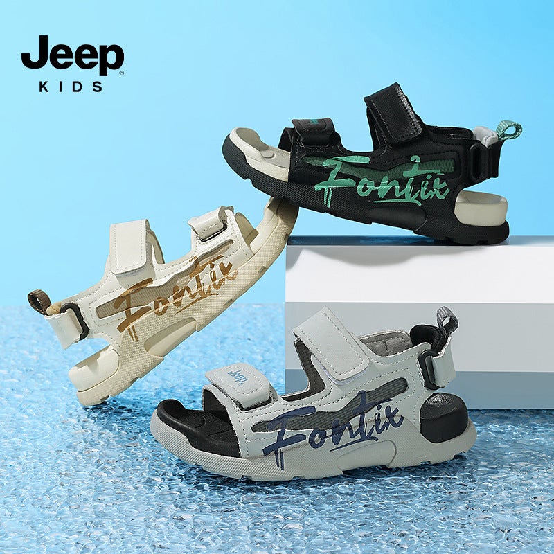 Jeep Boys Sandals Sports Soft Sole Summer Summer Children'S Shoes Men'S Baby Boy Children'S Beach Shoes - Image 5