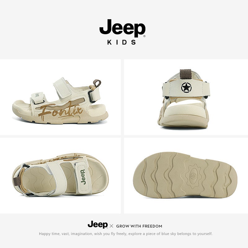Jeep Boys Sandals Sports Soft Sole Summer Summer Children'S Shoes Men'S Baby Boy Children'S Beach Shoes - Image 4