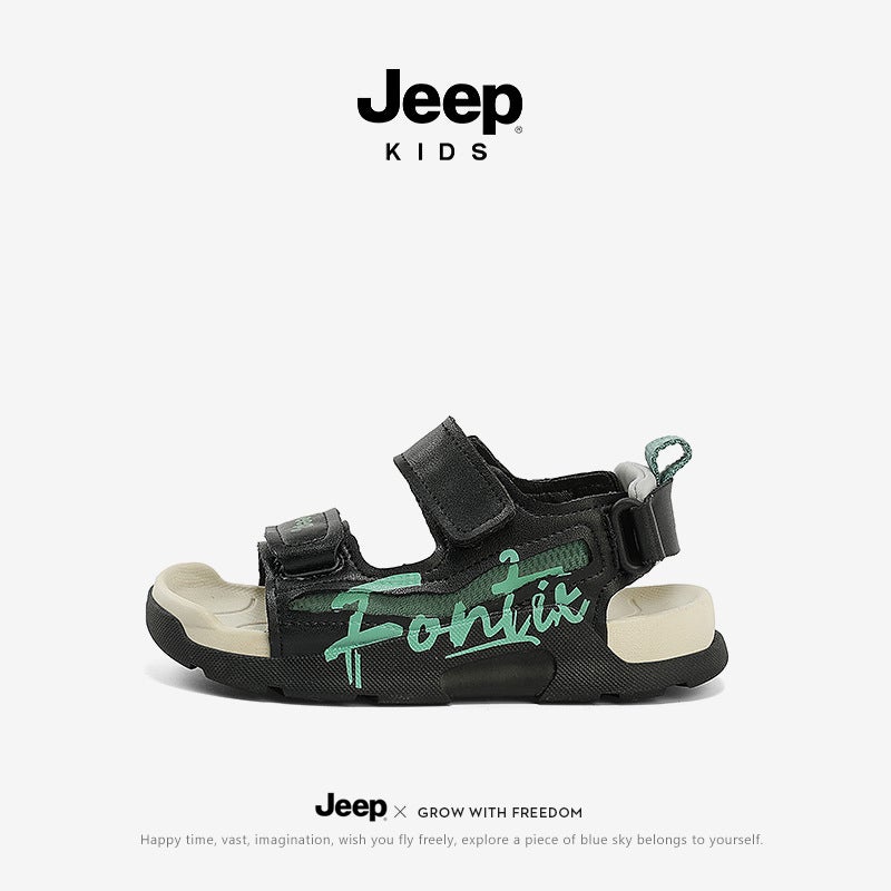 Jeep Boys Sandals Sports Soft Sole Summer Summer Children'S Shoes Men'S Baby Boy Children'S Beach Shoes - Image 1