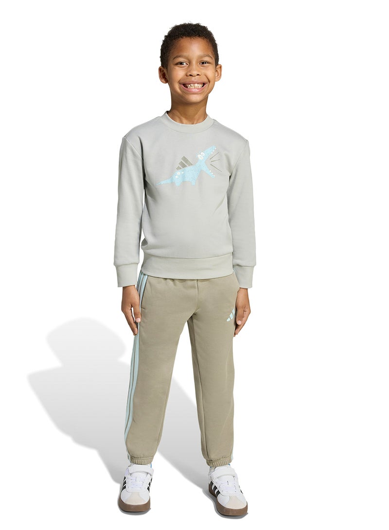Adidas Kids Seasonal Essential Adiraptor Fleece Jogger Set - Image 1