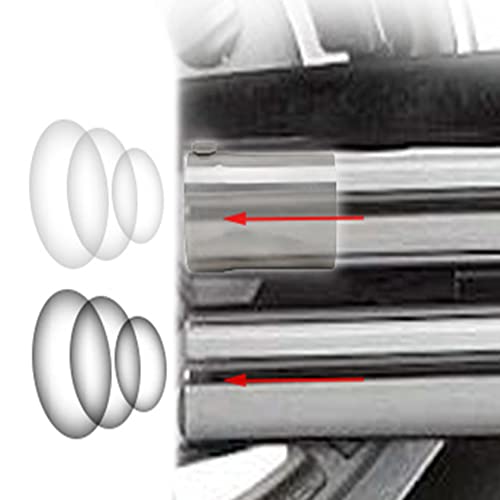 CHANGCHENG 2 Pcs Exhaust Baffle Silencer DB Killer Muffler Fit for inch Motorcycle Pipe-C - Image 3