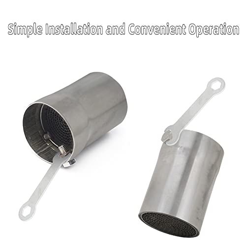 CHANGCHENG 2 Pcs Exhaust Baffle Silencer DB Killer Muffler Fit for inch Motorcycle Pipe-C - Image 4