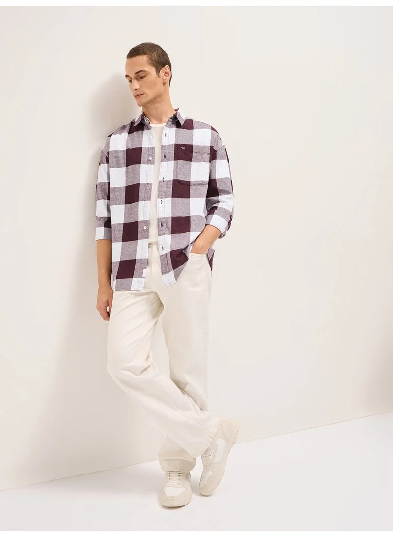 THE BEAR HOUSE  Men’s Long Sleeve Shirt – Classic, Comfortable and Stylish Essential for Work, Travel or Casual Outings for Men | Best Price UAE