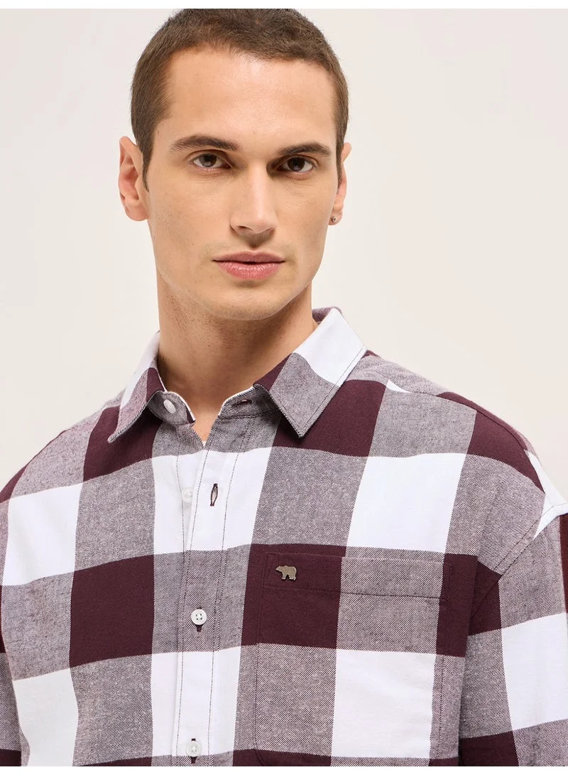 THE BEAR HOUSE  Men’s Long Sleeve Shirt – Classic, Comfortable and Stylish Essential for Work, Travel or Casual Outings for Men | Best Price UAE