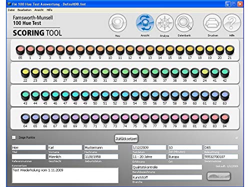 Pantone Farnsworth Munsell 100 Hue Test | Color Vision Analysis Tool | Pantone - Image 4