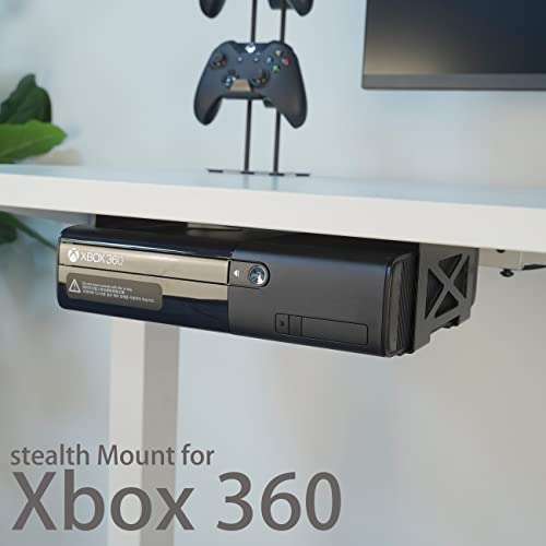Monzlteck Universal Under Desk Metal Storage Mount for Xbox Series S/X, PS4 Slim/Pro, Compatible with CPU, UPS, Small Form Factor Desktop Tower, Mini PCs, 3.2IN Height Limit – Includes Paper Template - Image 4