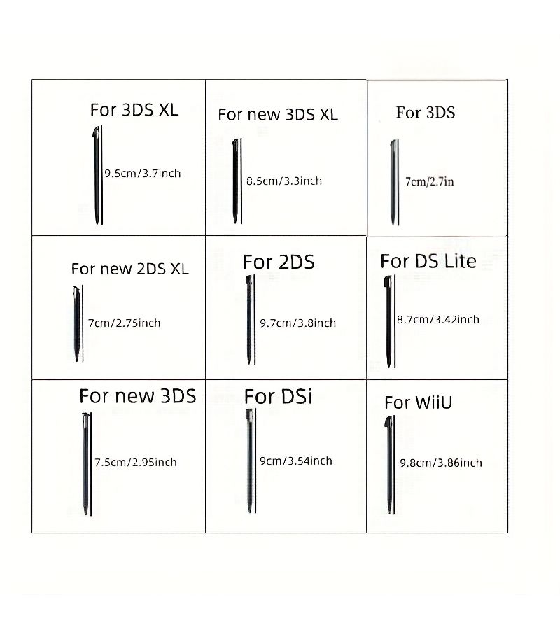 5 Pcs Random Color Stylus Pen Set For 2DS DSi 3DS XL DS Lite Wii U Gaming Consoles - Image 2