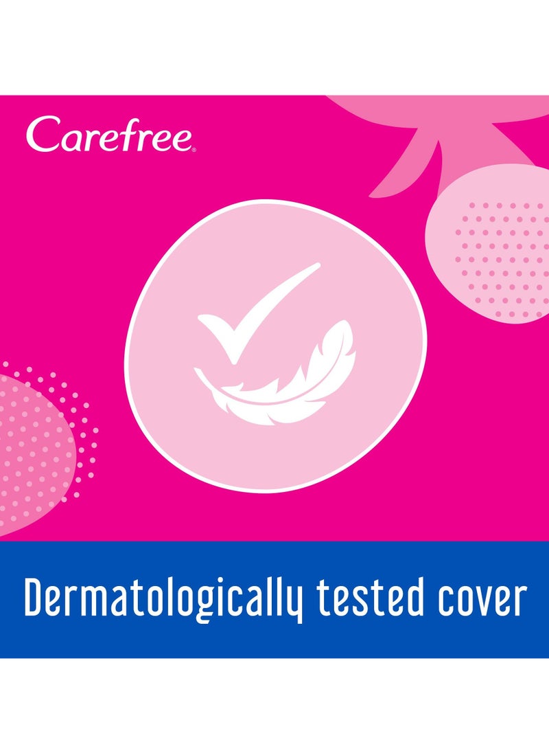 Carefree Breathable With Cotton Extract Individually Wrapped Fresh Scent Cotton Comfort Panty Liner 56 Pack  - Image 4