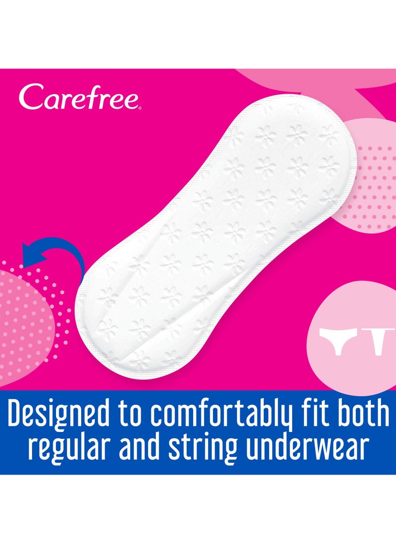 Carefree Breathable With Cotton Extract Individually Wrapped Fresh Scent Cotton Comfort Panty Liner 56 Pack  - Image 5