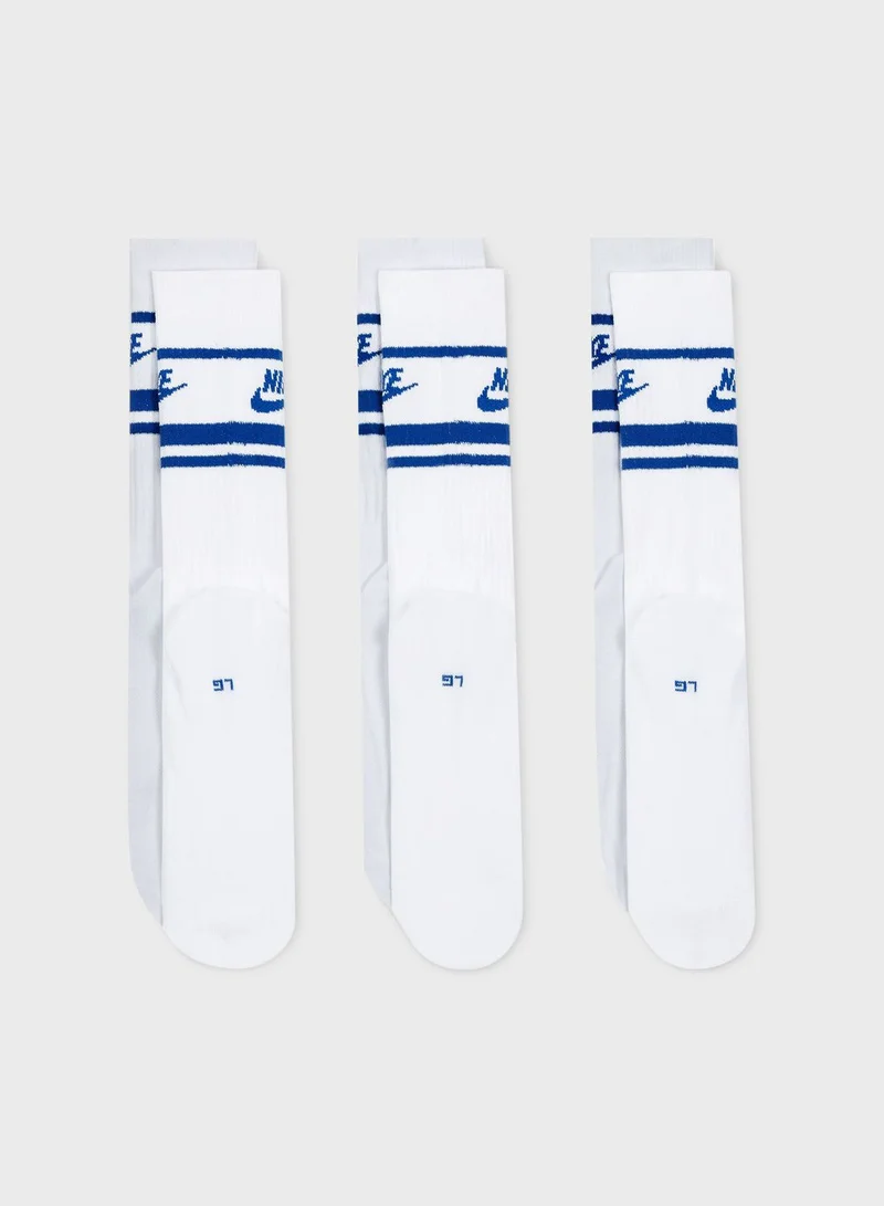 Nike 3 Pack Everyday Essential Crew Socks