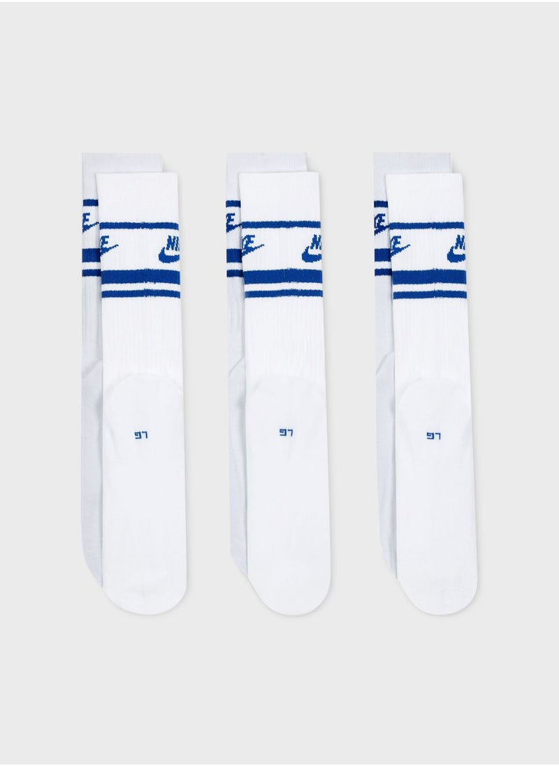 Nike 3 Pack Everyday Essential Crew Socks  - Image 3