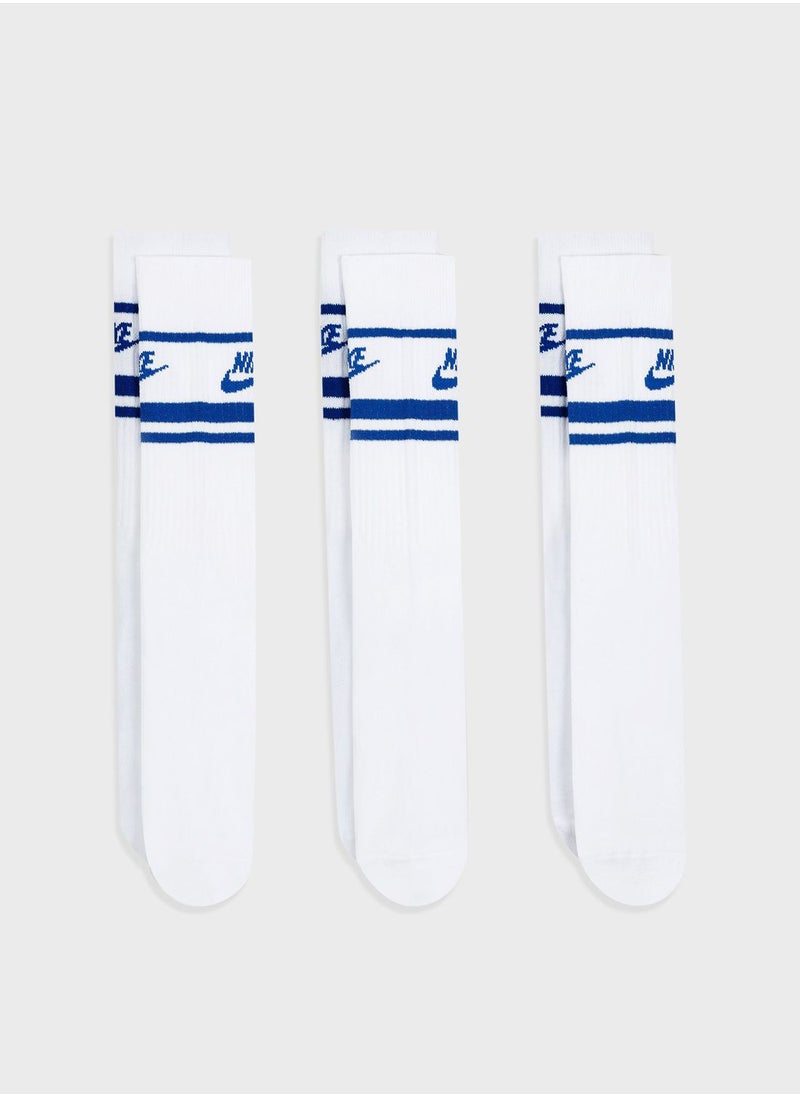 Nike 3 Pack Everyday Essential Crew Socks  - Image 4