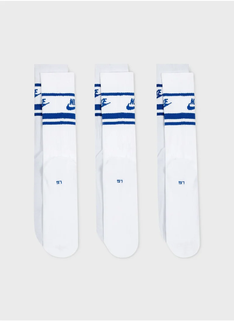 Nike 3 Pack Everyday Essential Crew Socks