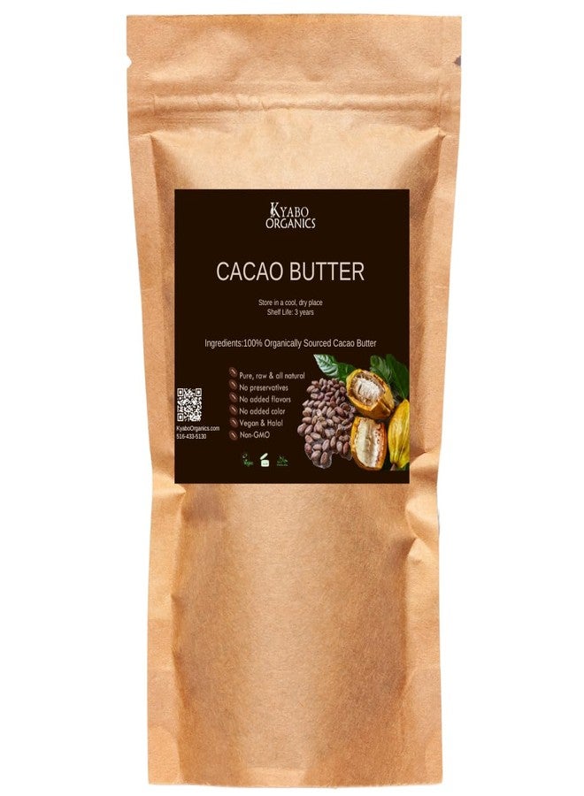 Kyabo Pure, Raw Cocoa Butter Wafers 4 oz - Easy to measure for all recipe. Unrefined, Non-Deodorized, Food Grade, Cooking, Skincare, Haircare - Image 1