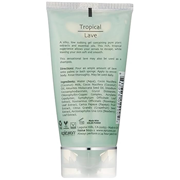 Epicuren Discovery Tropical Lave, Coconut, 2.5 oz. - Image 2