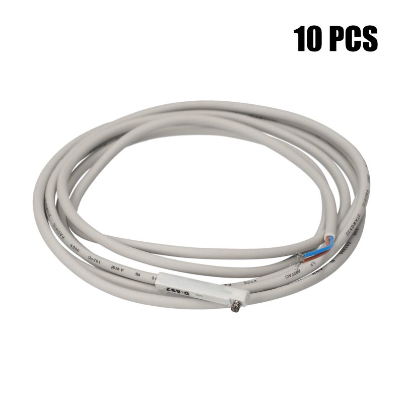 Magnetic Switch 25 X 4 X 6mm 1.5m Cable High Sensitivity Stable Performance Inductive Sensor - Red LED Indicator SPST NO for Industrial Automation Equipment - Image 1