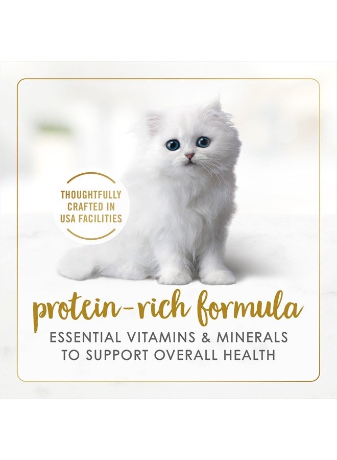 Fancy Feast طعام رطب للقطط الصغيرة من بورينا فانس فيست، مزيج من سمك أبيض من المحيط، ديك رومي، دجاج وسالمون - (عبوة من 24) علب 3 أونصات - Image 3