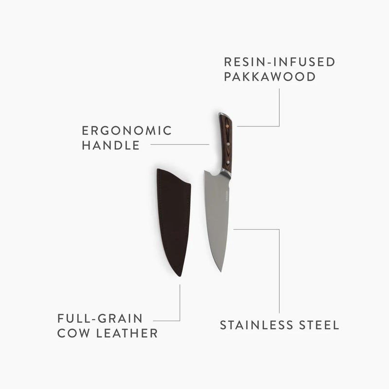 Barebones N0.8 Chef Knife with Pakkawood Handle - Image 2