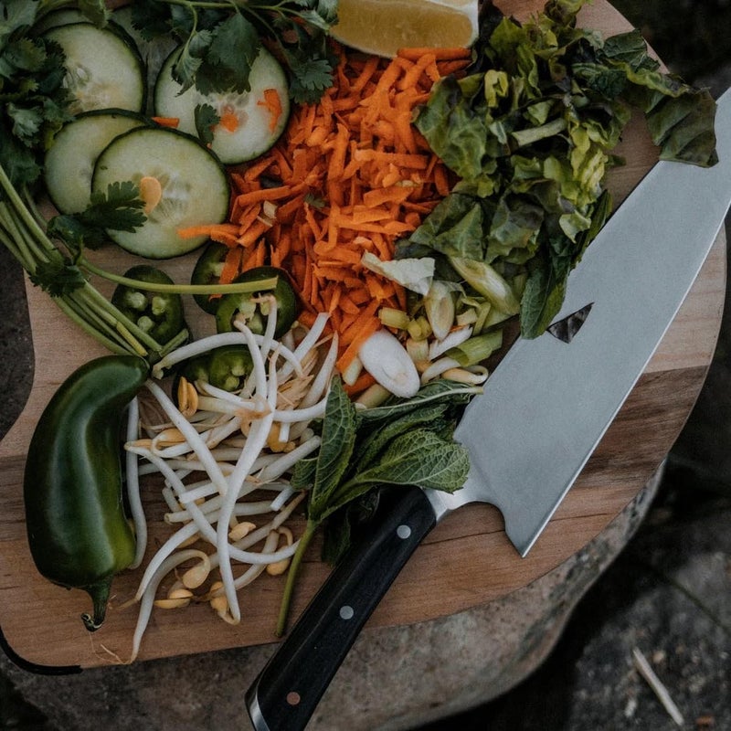 Barebones N0.8 Chef Knife with Pakkawood Handle - Image 3