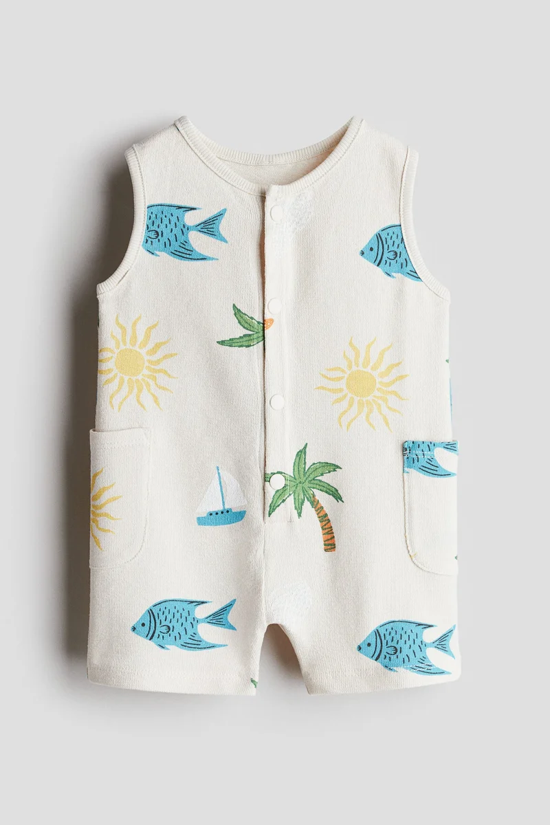 اتش اند ام Terry romper suit