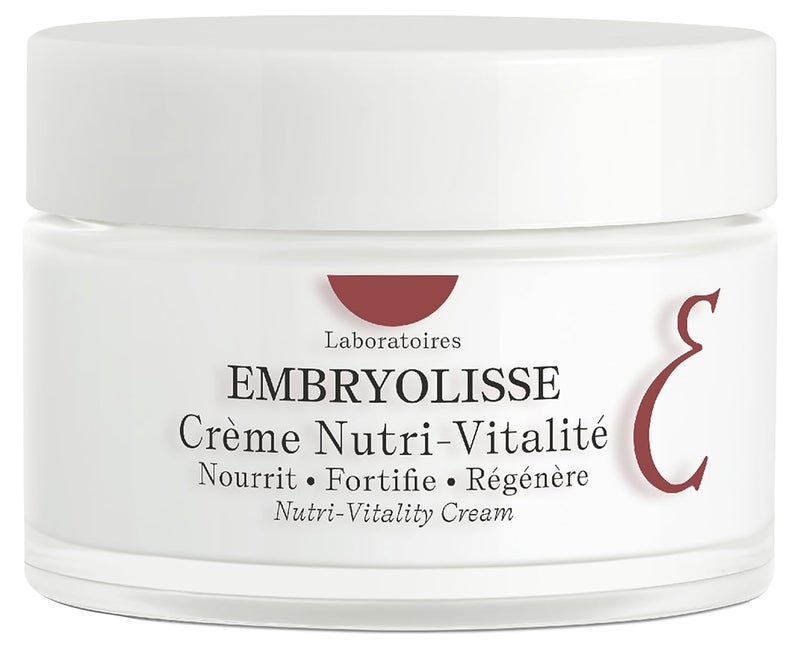 Embryolisse NutriVitality Face Cream Anti Aging Moisturizer For Softer Radiant  Revitalized Skin  For Mature Sensitive Skin  Morning  Night 169 floz