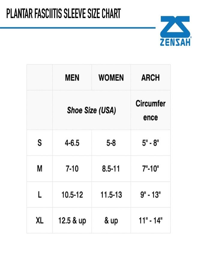 Zensah Plantar Fasciitis Compression Foot Sleeve Plantar Fasciitis Sock, Beige, Medium - Image 3