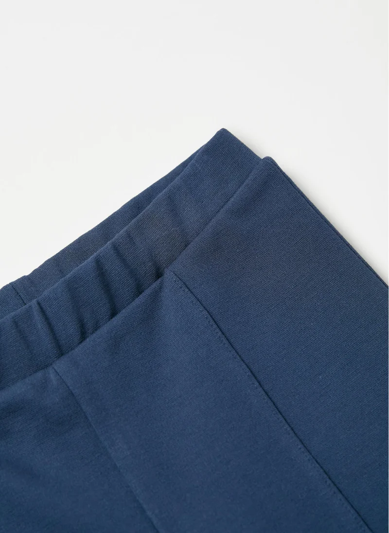 زيبي Zippy Leggings With Creases For Girls Dark Blue