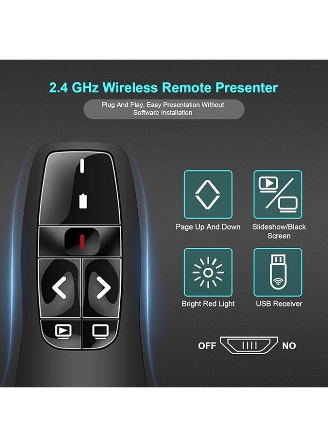 جهاز تحكم لاسلكي للعرض الشرائحي 2.4 جيجاهرتز – تحكم سهل وموثوق للعروض على ويندوز وماك - Image 5