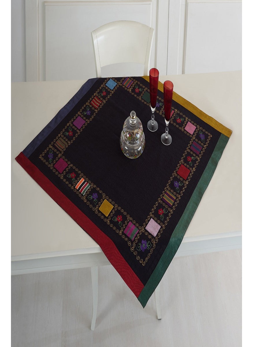 Ödel Home Meydaniye Patched Embroidered Tablecloth 