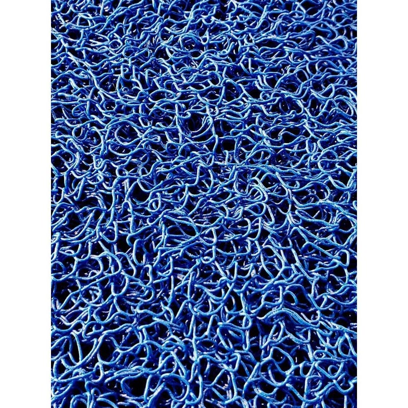 ATOOTFUSION Non-Slip Cushion Noodle Mat for Home Entrance | Heavy Duty Main Door Mat with Rubber Back, PVC Floor Mat | Paydan | Foot Mat for Balcony Dirt Traper Bathroom Area Rug (4x3 Feet, Blue) - Image 2