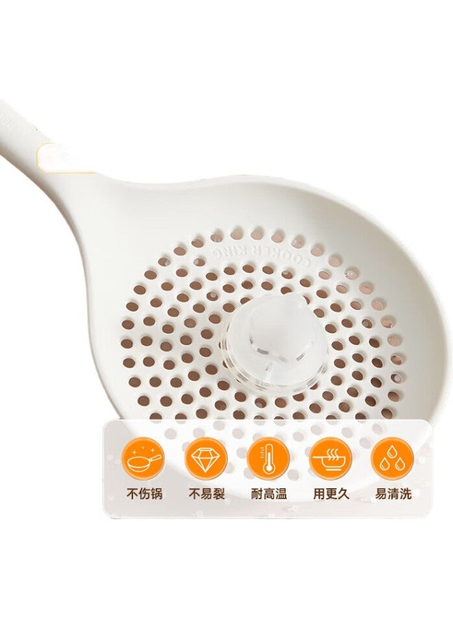 COOKER KING Chuidahuang Silicone Strainer, Large Size, For Home Kitchen Use, To Drain Dumplings And Noodles, Heat-Resistant, Draining And Filtering Mesh, Skimmer Ladle - Image 3