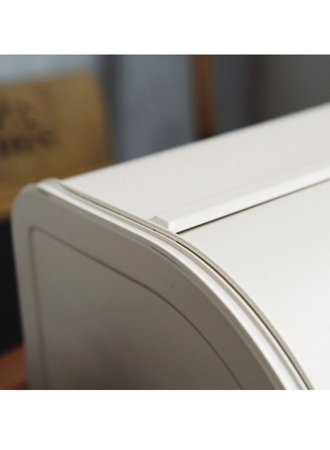 ShebSheb Metal Bread Box for Kitchen Countertop - Stainless Steel Bread Box for Kitchen - Bread Storage Container - Airtight Holder for Homemade Bread - Image 2