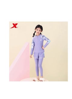 XTEP Children's Long Sleeved And Long Pants Training Swimsuit  - Image 1
