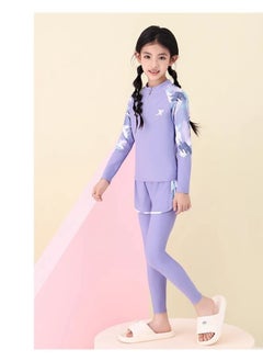 XTEP Children's Long Sleeved And Long Pants Training Swimsuit  - Image 2