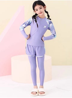 XTEP Children's Long Sleeved And Long Pants Training Swimsuit  - Image 4