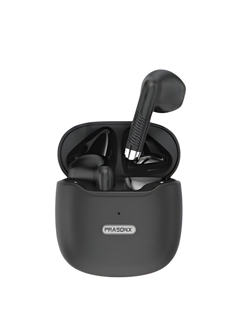 PRASONX PX-80 Wireless Earbuds with Bluetooth 5.3 – Black - Image 1
